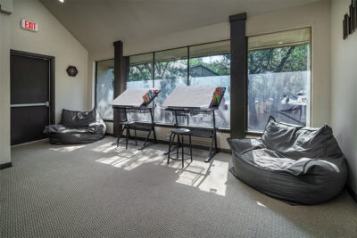 Upstairs art overlook- The Alto